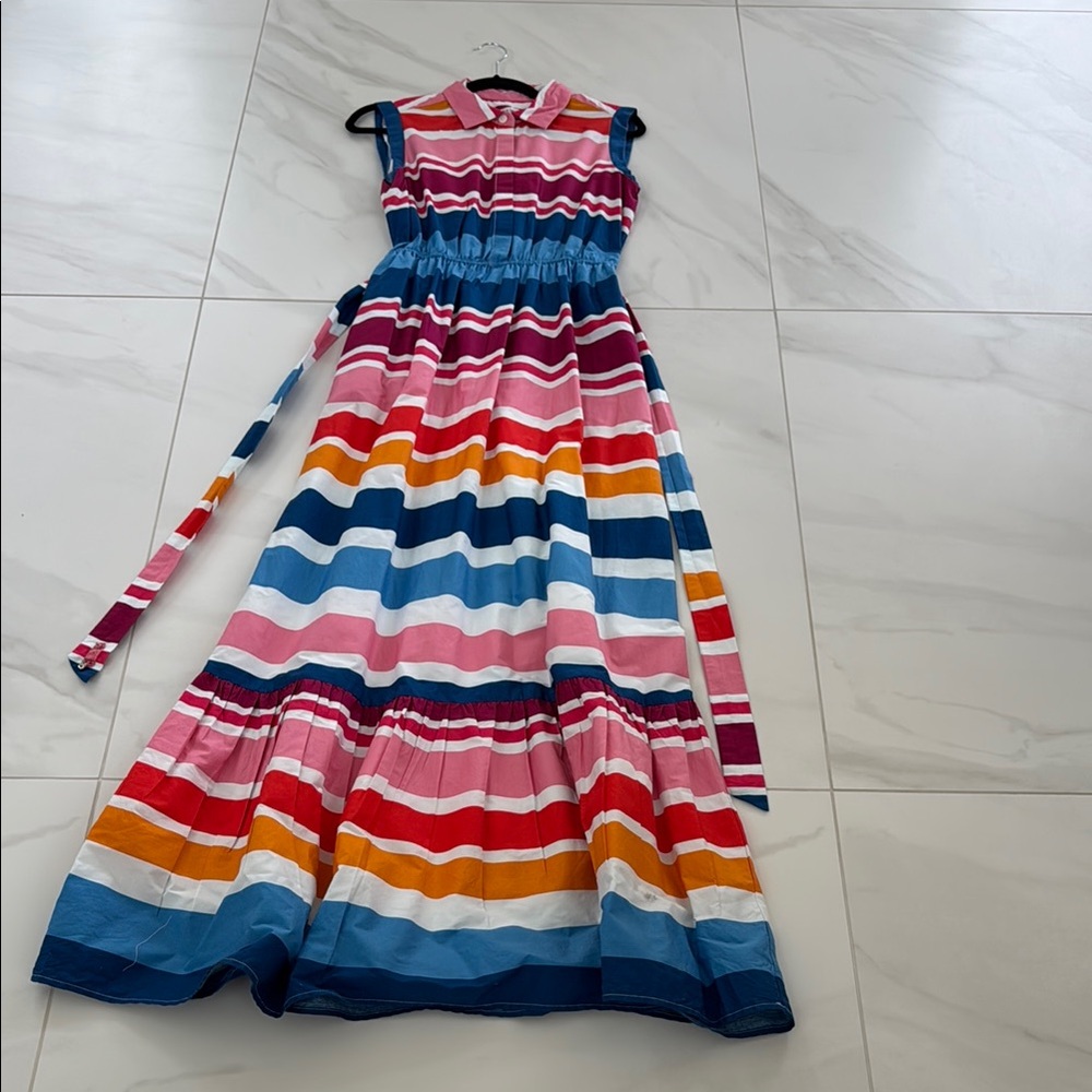 Colorful Striped Maxi Dress Kenzie size 6